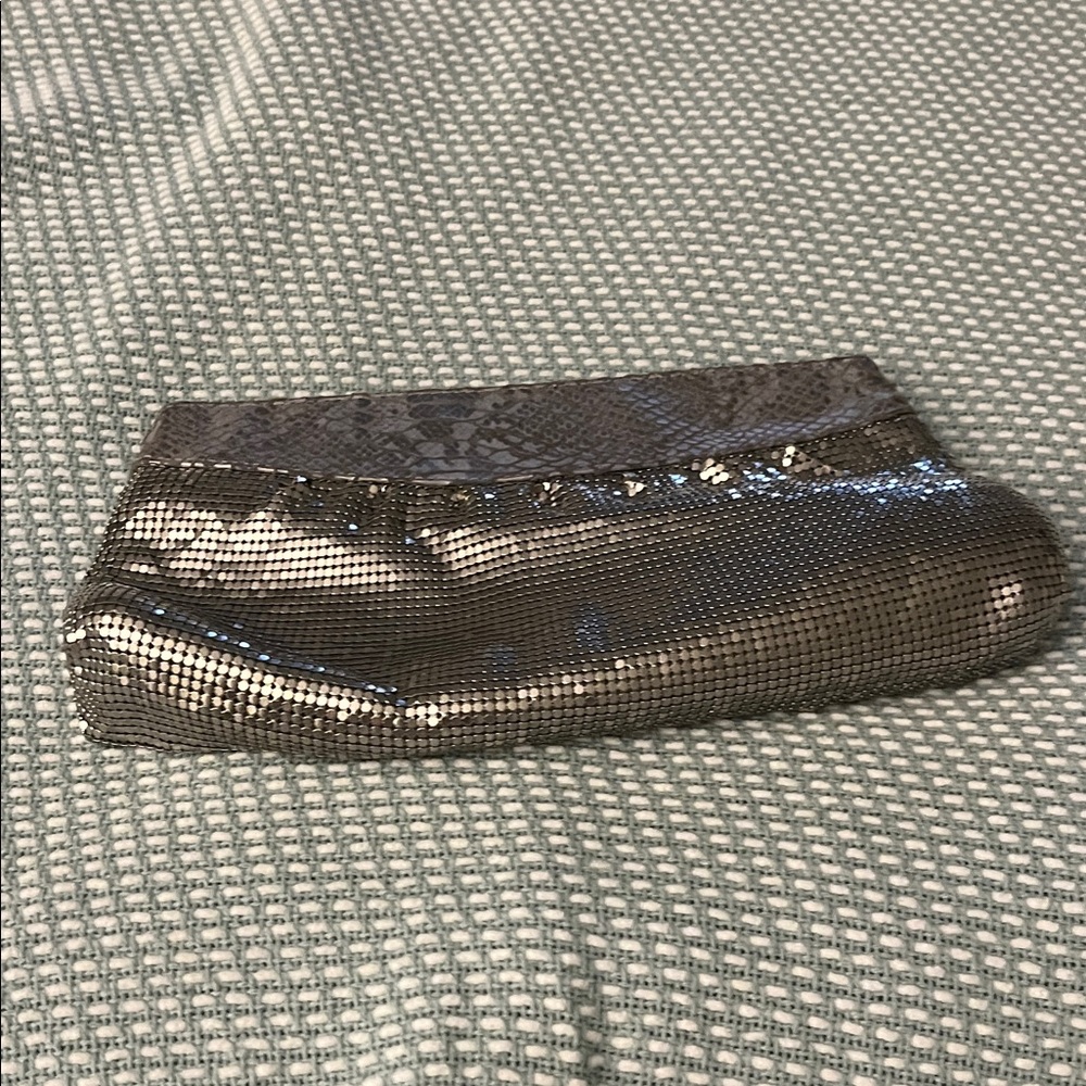 Whiting & Davis Silver Mesh Clutch